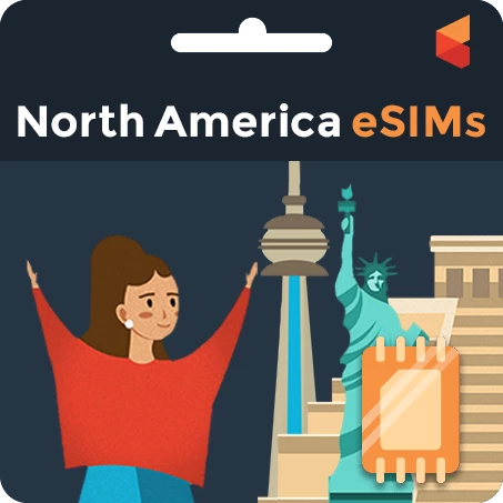 Buy Your North America eSIMs in New Zealand - Best Prepaid Sim for North America eSIMs Travel
