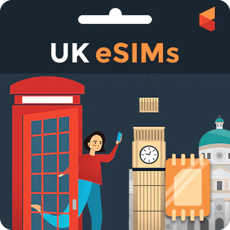 Buy Your United Kingdom eSIMs in New Zealand - Best Prepaid Sim for United Kingdom eSIMs Travel