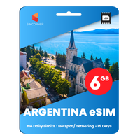 Thumbnail for [eSIM] Argentina Data eSIM (6GB - 15 Days)