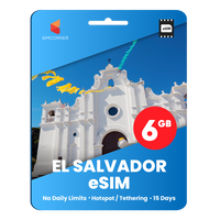 Thumbnail for [eSIM] ElSalvador Data eSIM (6GB - 15 Days)