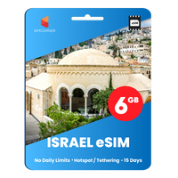 Thumbnail for [eSIM] Israel Data eSIM (6GB - 15 Days)