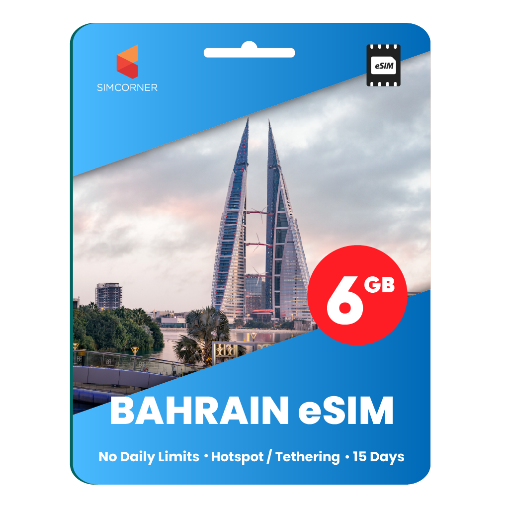 [eSIM] Bahrain Data eSIM (6GB - 15 Days)