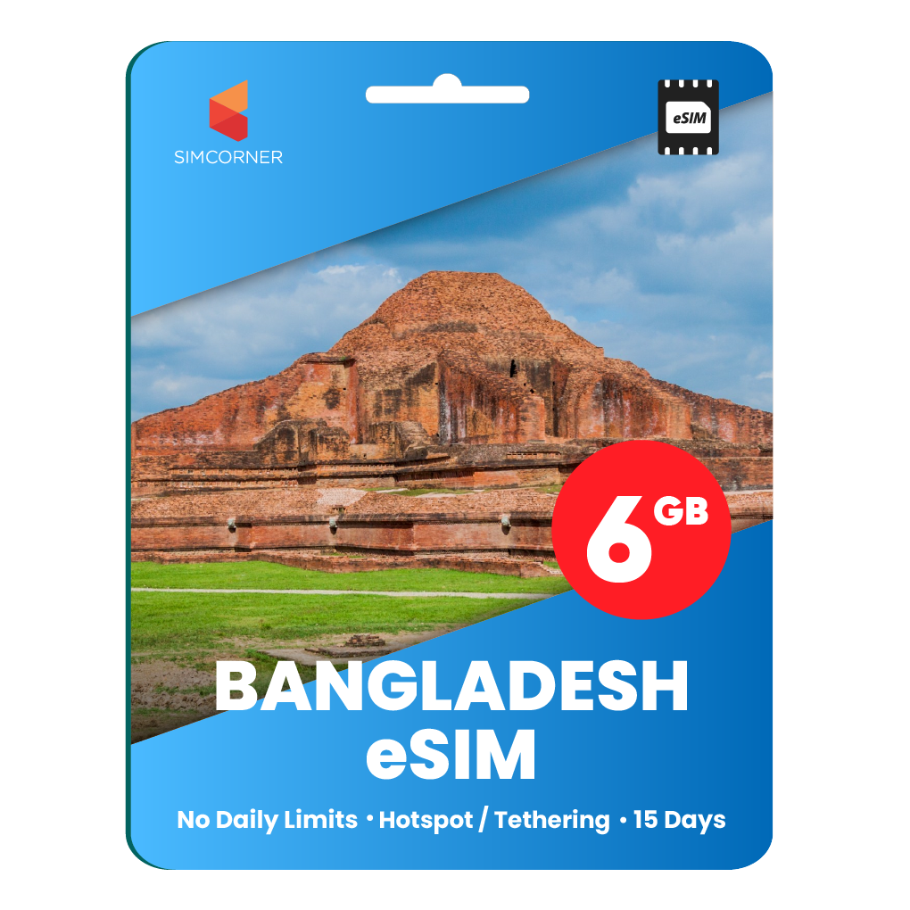 [eSIM] Bangladesh Data eSIM (6GB - 15 Days)