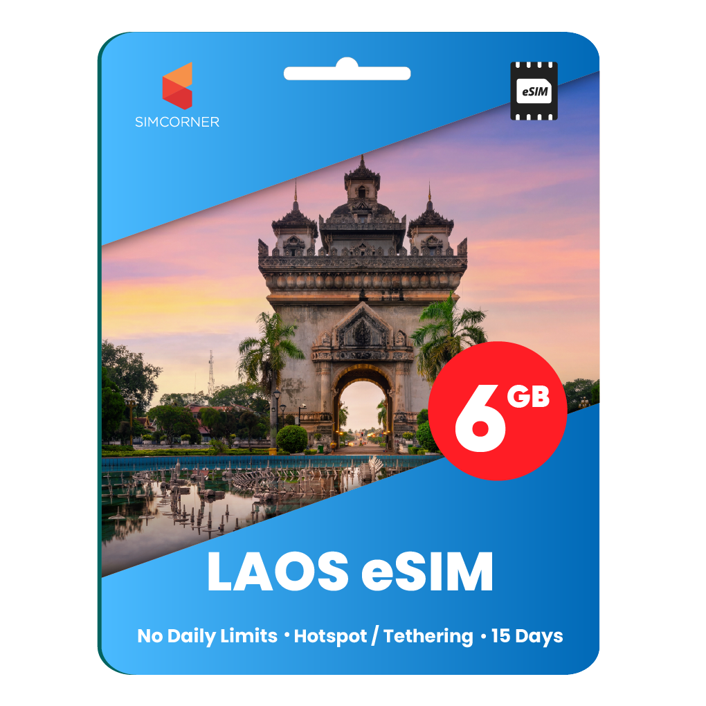 [eSIM] Laos Data eSIM (6GB - 15 Days)