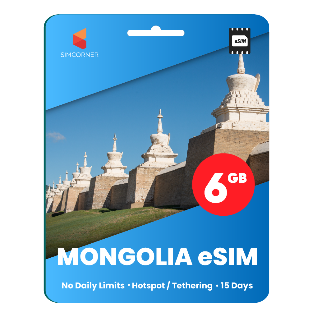 [eSIM] Mongolia Data eSIM (6GB - 15 Days)