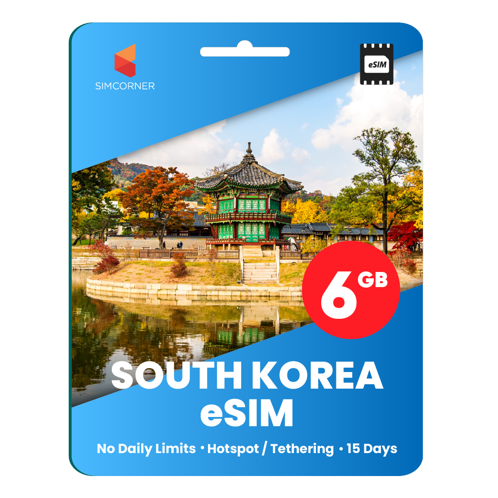 [eSIM] SouthKorea Data eSIM (6GB - 15 Days)