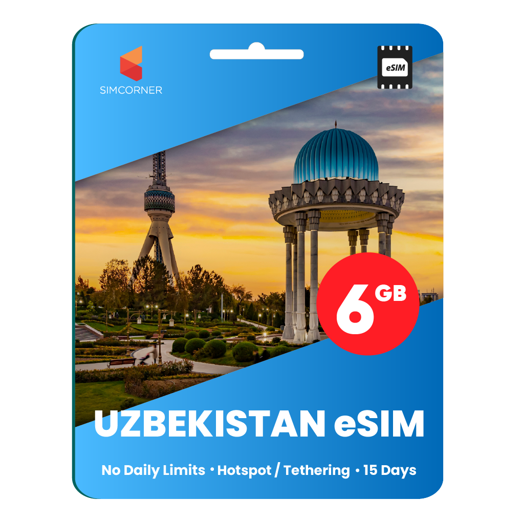 [eSIM] Uzbekistan Data eSIM (6GB - 15 Days)