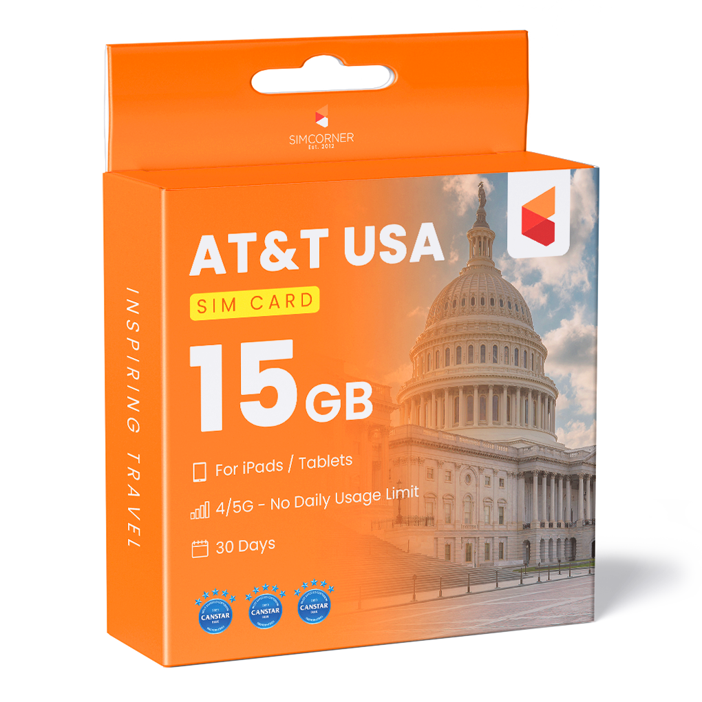 15GB USA Data Only Sim (iPad/Tablet) | SimCorner