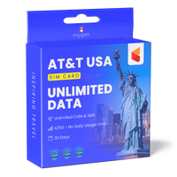 AT&T Unlimited MAX Plus SIM (USA, Canada, Mexico) | SimCorner