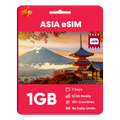 Asia eSIM: 1GB - 7 Days