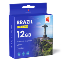 Brazil Data SIM Card(12GB) | SimCorner