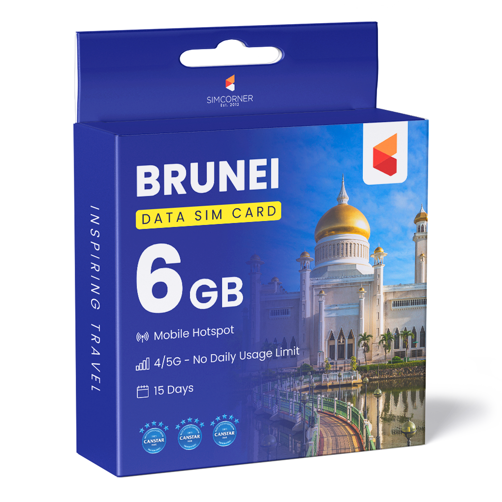 Brunei Data SIM Card (15 Day - 6GB)