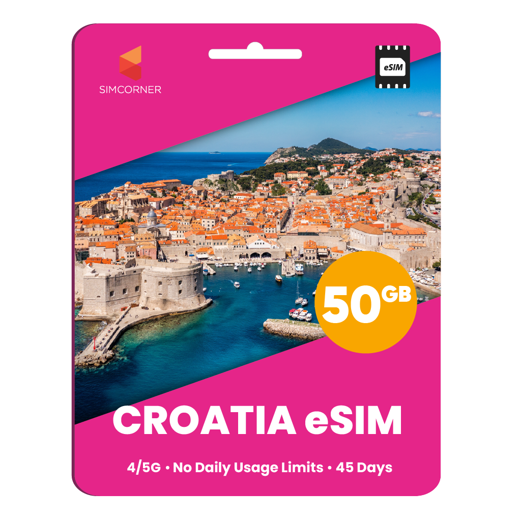 Croatia eSIM: 50GB - 45 Days
-SimCorner