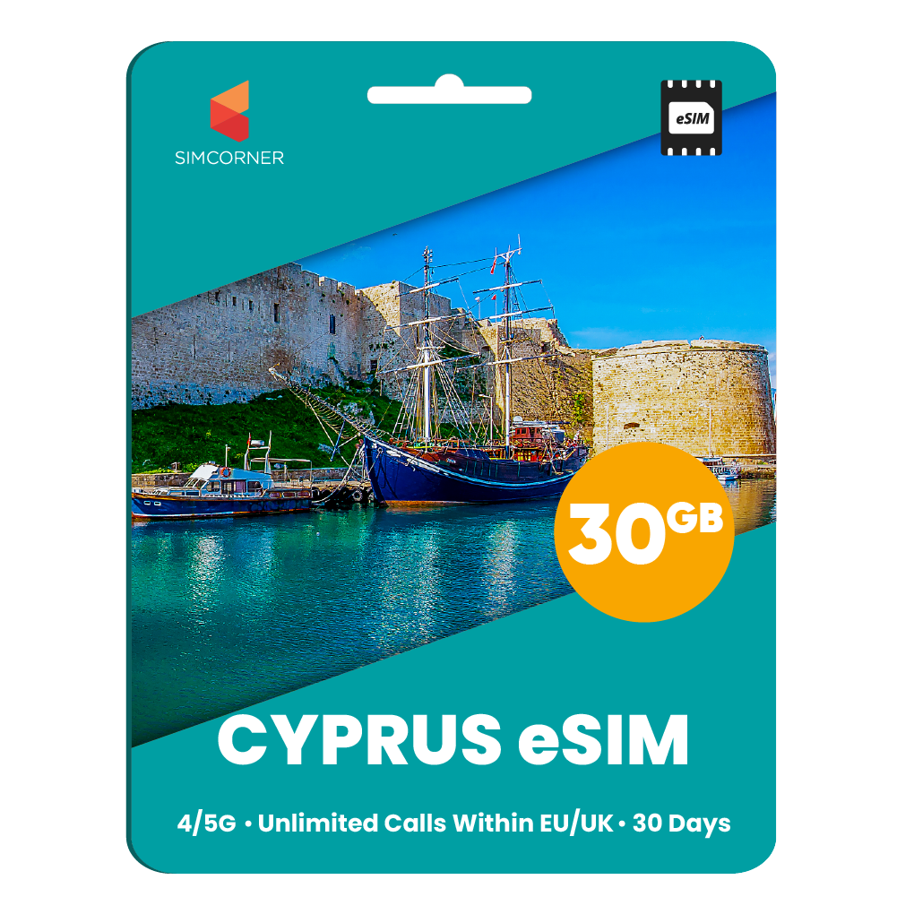 [eSIM] Cyprus eSim Card (30GB) - SimCorner