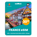 [eSIM] France eSim Card (30GB/60GB)