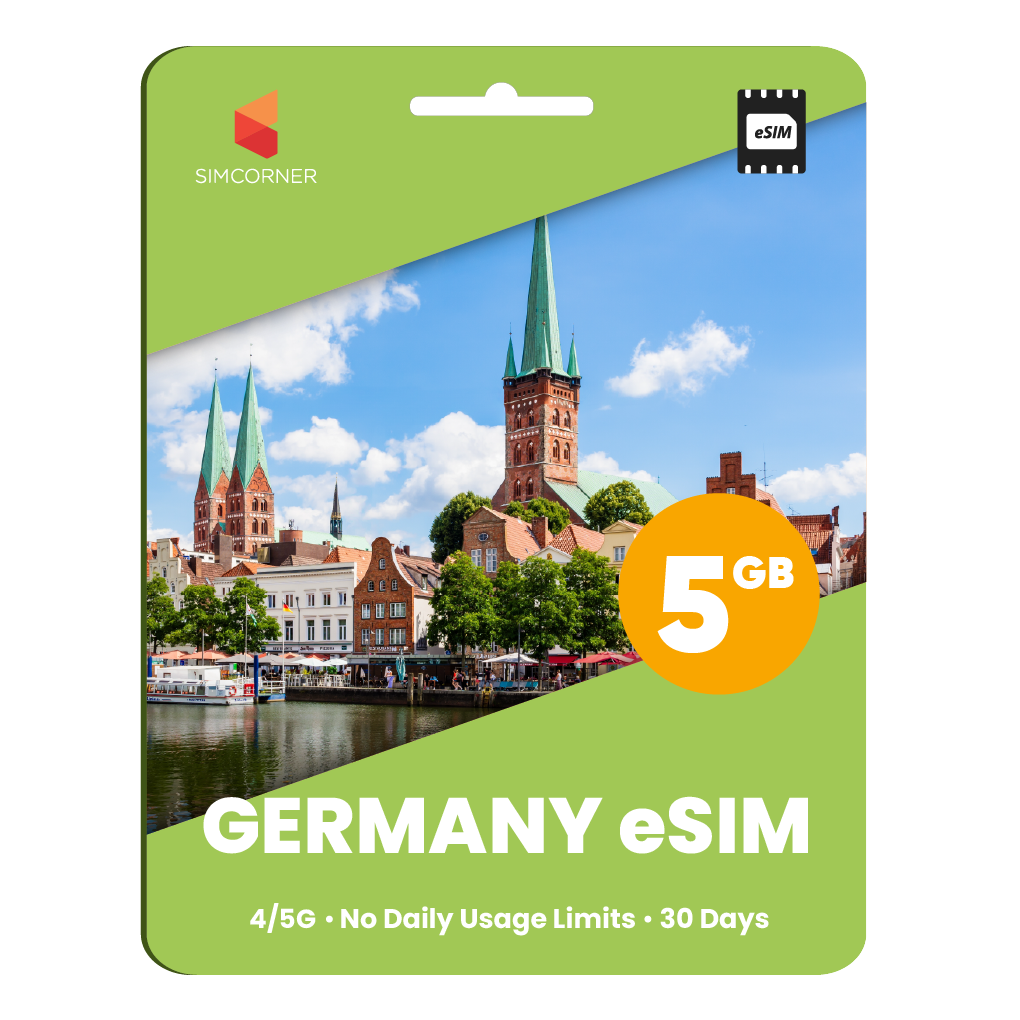 Germany eSIM: 5GB - 30 Days - SimCorner 