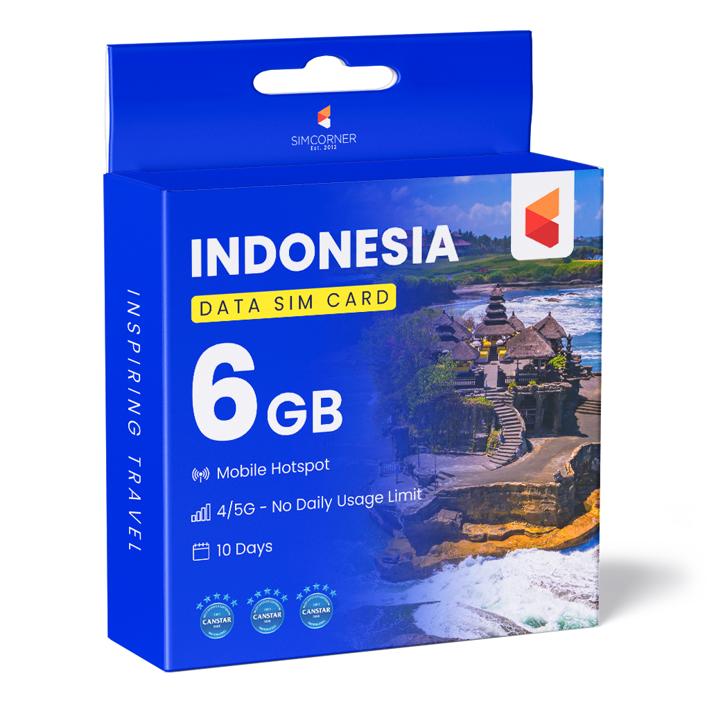 Indonesia Data SIM Card (10 day - 6GB)