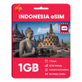 Indonesia eSIM: 1GB - 7 Days