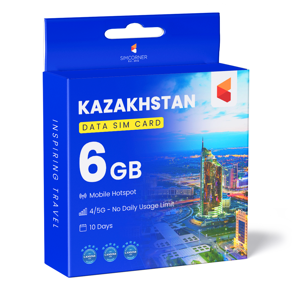 Kazakhstan Data SIM Card (10 day - 6GB)