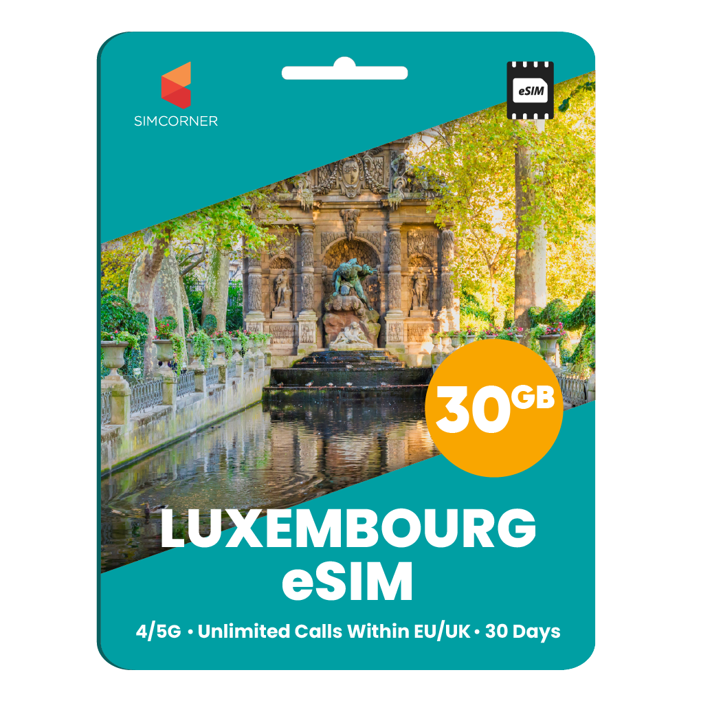 [eSIM] Luxembourg eSim Card (30GB) - SimCorner