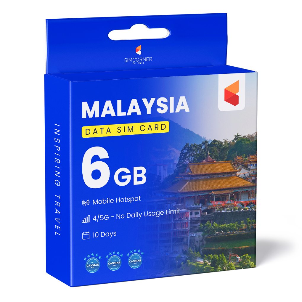 Malaysia Data SIM Card (10 day - 6GB)