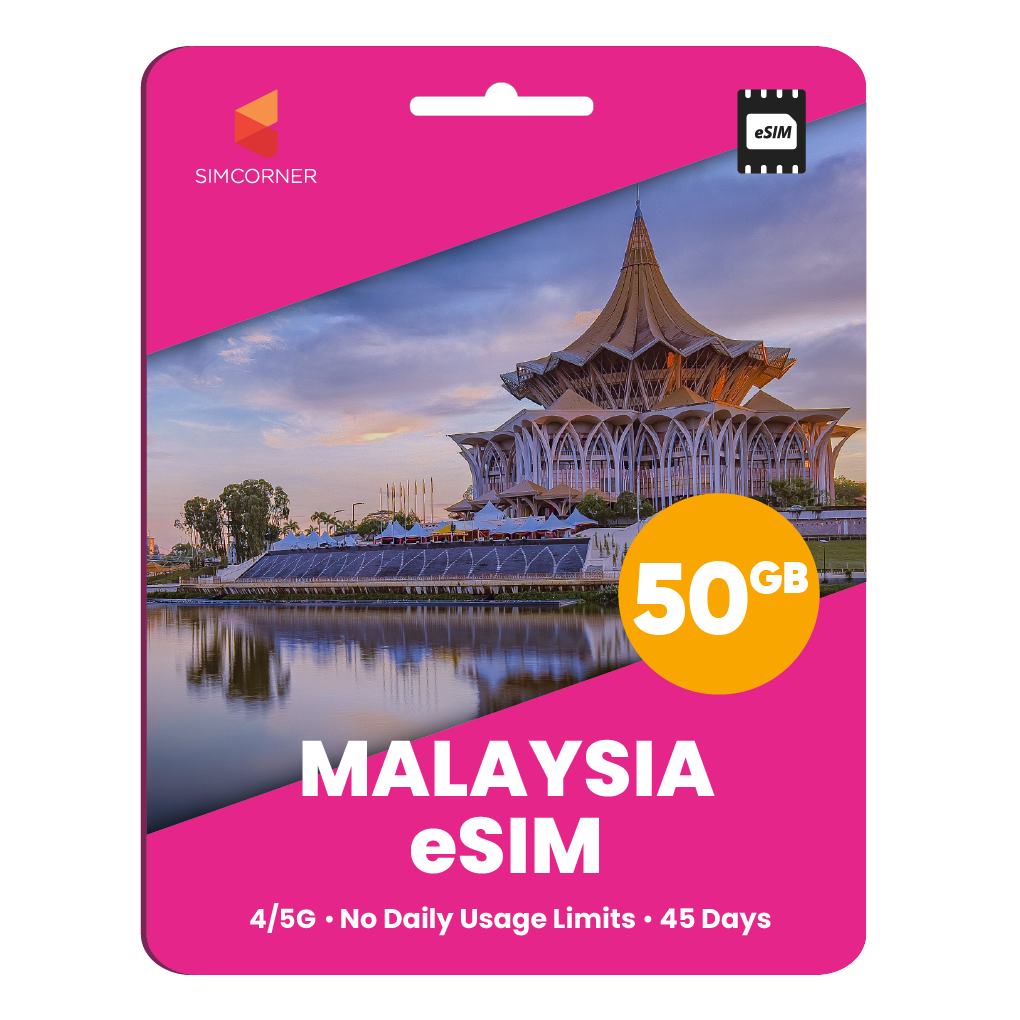 Malaysia eSIM: 50GB - 45 Days