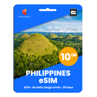Thumbnail for Philippines eSIM: 10GB - 30 Days