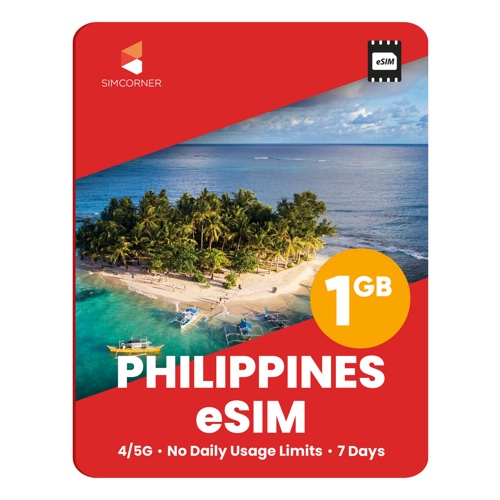 Philippines eSIM: 1GB - 7 Days - SimCorner