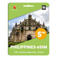 Thumbnail for  Philippines eSIM: 5GB - 30 Days - SimCorner
