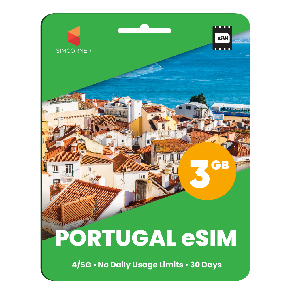 Portugal eSIM: 3GB - 30 Days - SimCorner