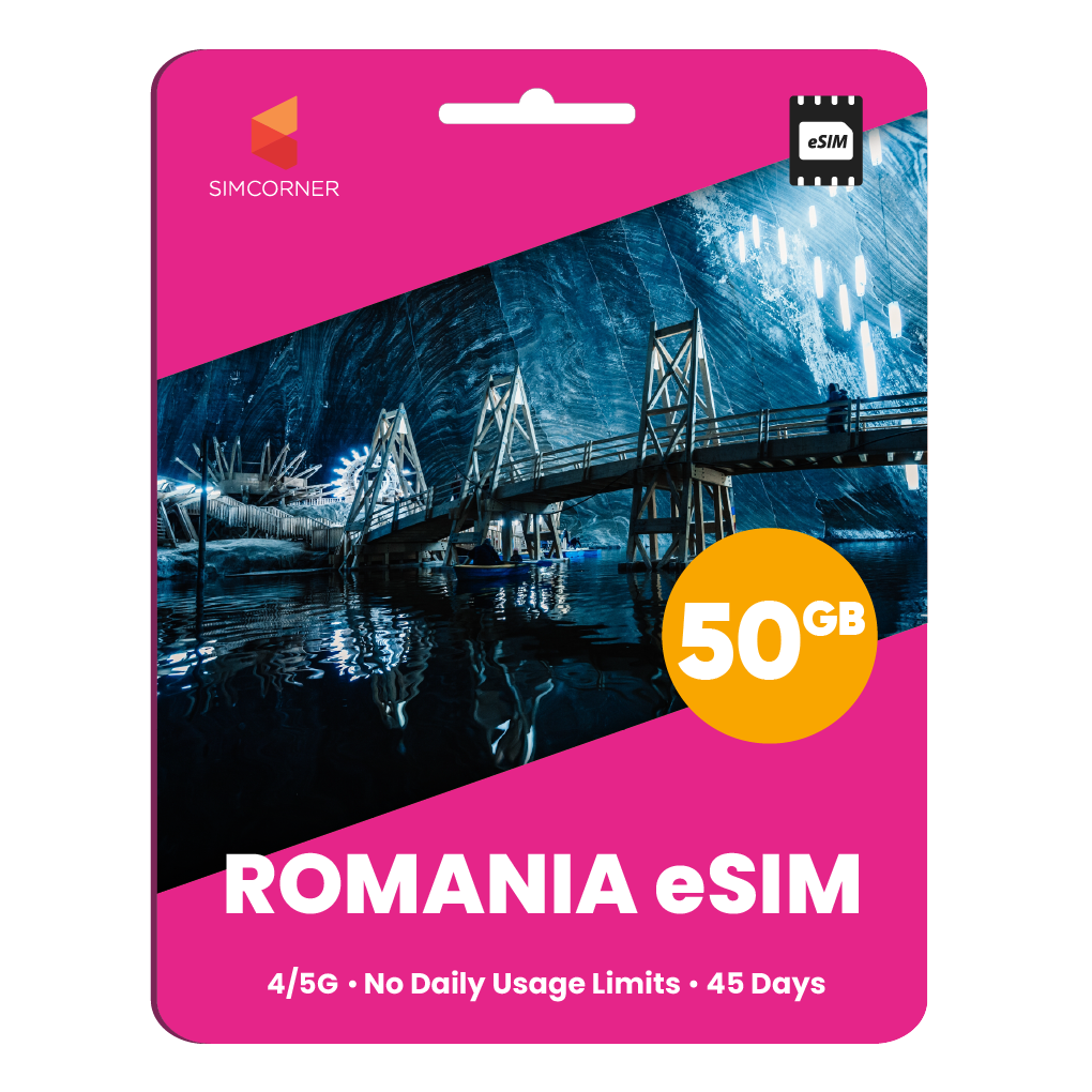 Romania eSIM: 50GB - 45 Days
-SimCorner