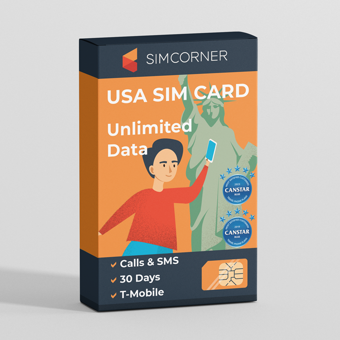USA Sim Card - Unlimited 4G Data (T-Mobile) - SimCorner New Zealand – $75  NZD
