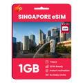 Singapore eSIM: 1GB - 7 Days