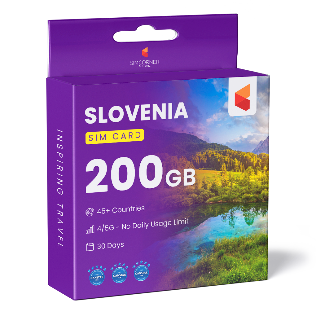 Slovenia Travel Sim Card 200GB | SimCorner