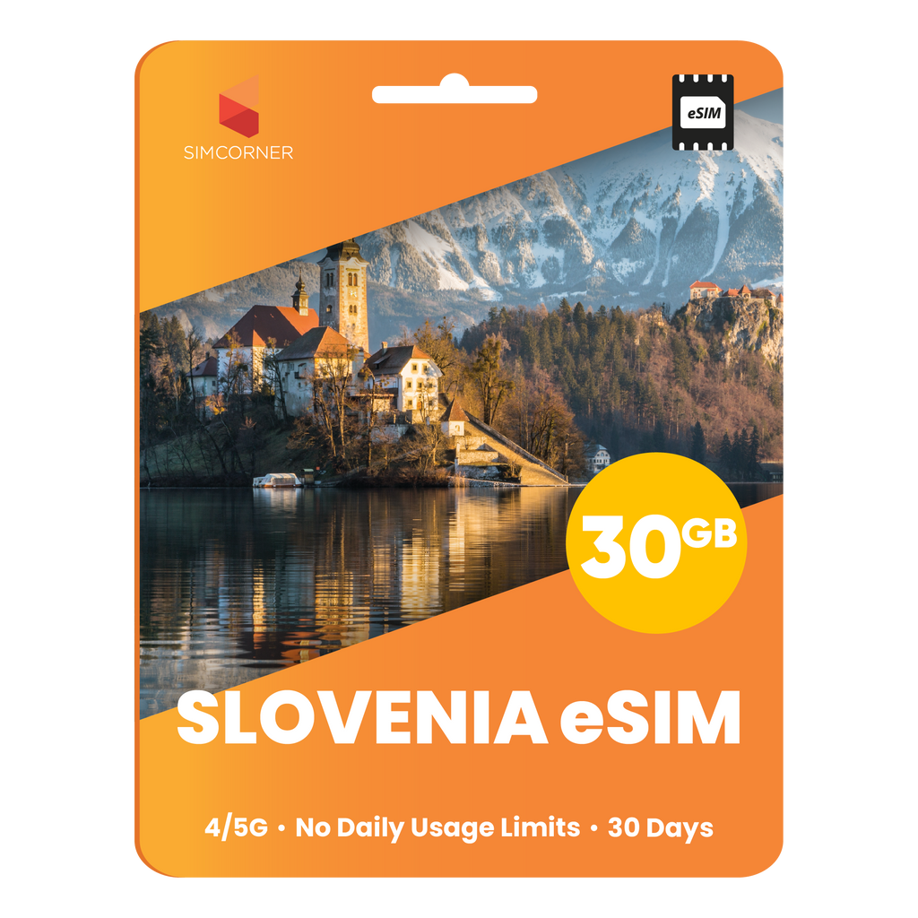 Slovenia eSIM: 30GB - 30 Days