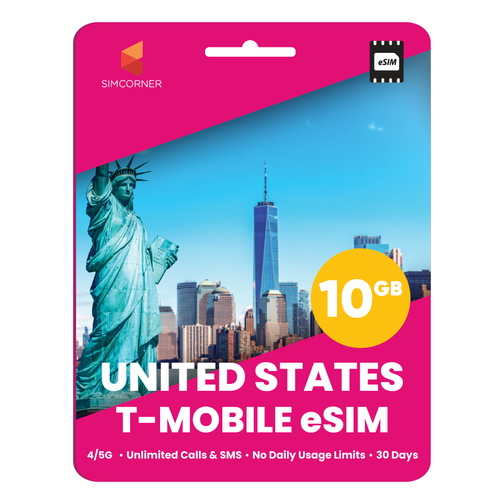 [eSIM] USA Travel SIM - 10GB (T-Mobile)