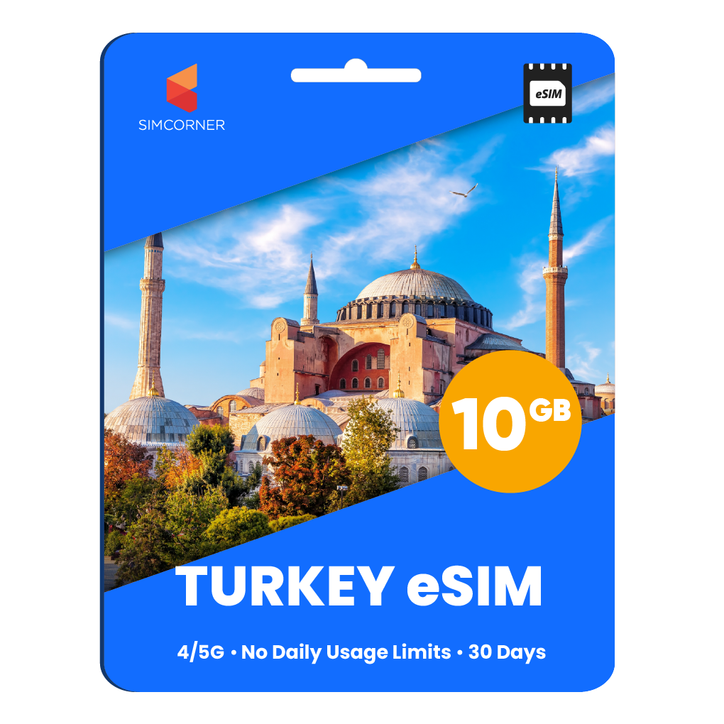 Turkiye eSIM: 10GB - 30 Days