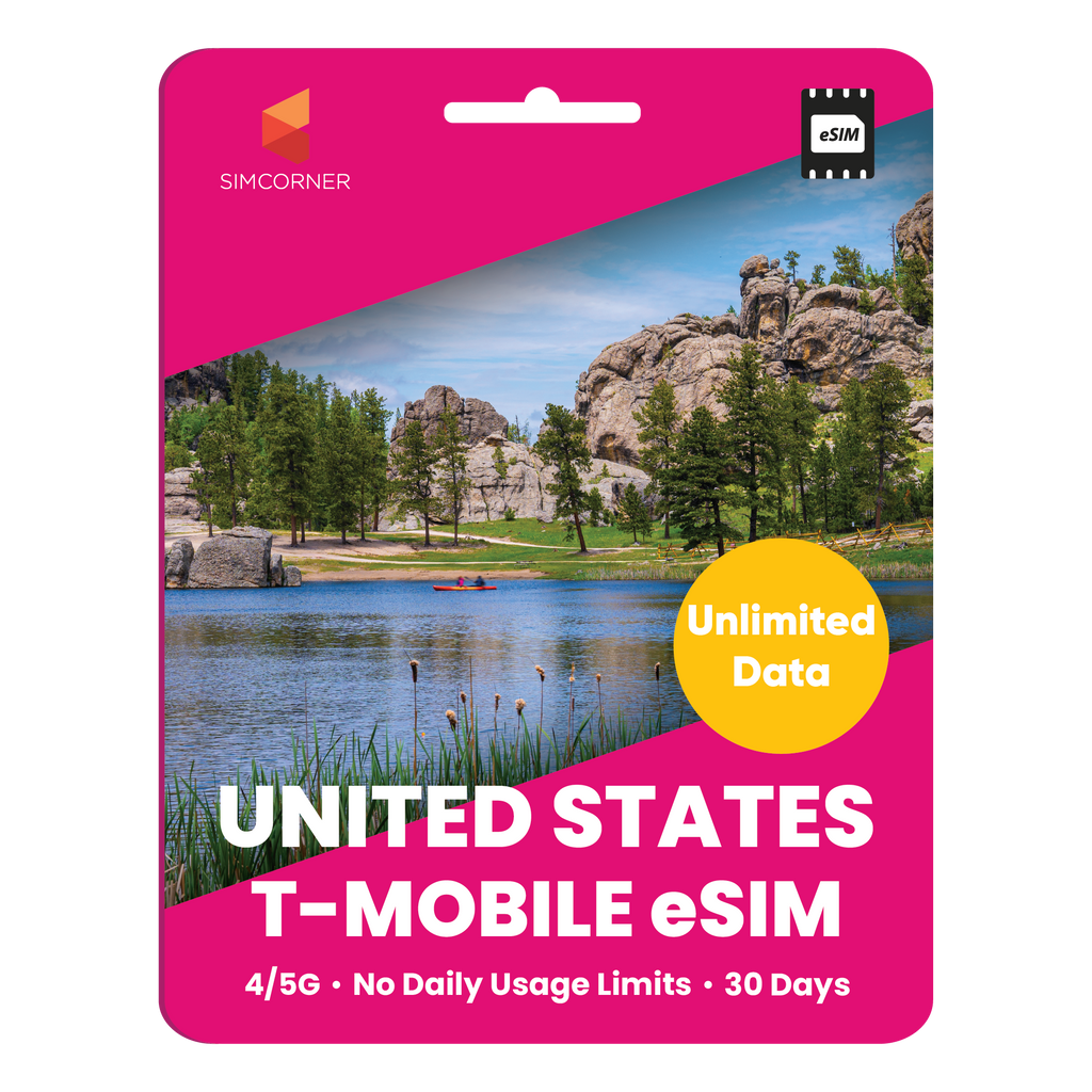 [eSIM] USA Travel SIM: Unlimited Data (T-Mobile) | SimCorner