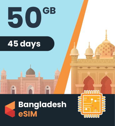 Bangladesh eSIM: 50GB - 45 Days