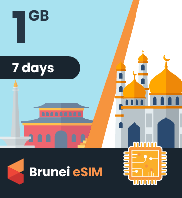 Brunei eSIM: 1GB - 7 Days