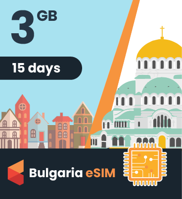 Bulgaria eSIM: 3GB - 15 Days