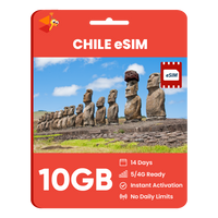 Thumbnail for [eSIM] Chile Data eSIM (10GB - 14 Days)