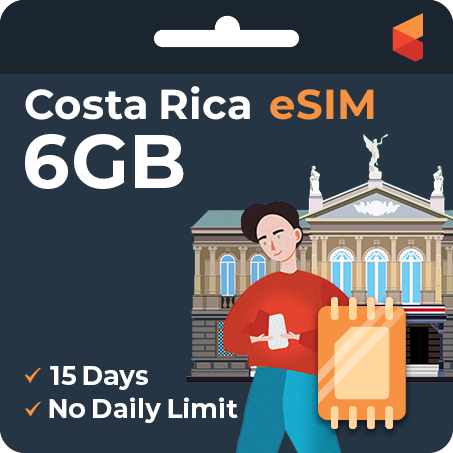 [eSIM] CostaRica Data eSIM (6GB - 15 Days)
