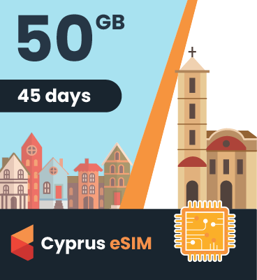 Cyprus eSIM: 50GB - 45 Days