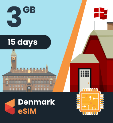 Denmark eSIM: 3GB - 30 Days