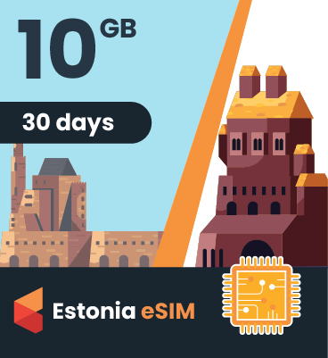 Estonia eSIM: 10GB - 30 Days