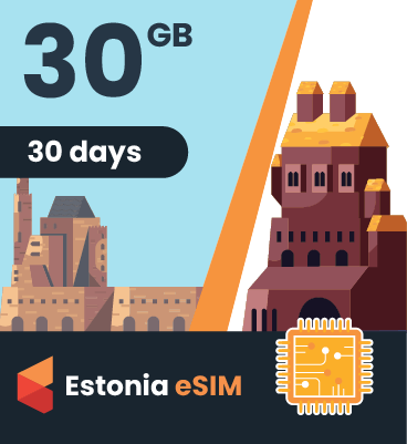 Estonia eSIM: 30GB - 30 Days