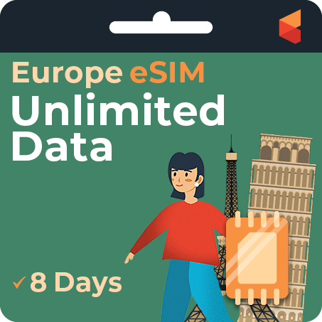 [eSIM] Europe Unlimited Data