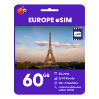 Thumbnail for [eSIM] Europe eSIM (30GB/60GB)