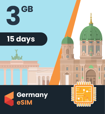 Germany eSIM: 3GB - 15 Days